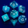 Dice Metallic Dice Co: Poly 7 Set Stone