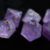 Dice Metallic Dice Co: Poly 7 Set Stone