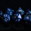 Dice Metallic Dice Co: Poly 7 Set Stone