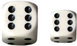 Dice Chessex: 12mm D6 Opaque Set of 36