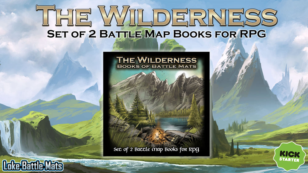 Battlemat Loke: Wilderness Book of Battle Mats