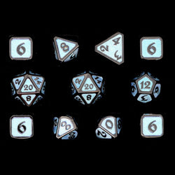 Dice DieHard Dice: Poly 11 Set Metal Dreamscape