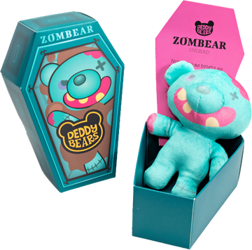 Plush Deddy Bear: in Coffin