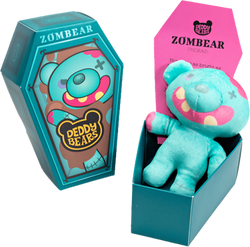 Plush Deddy Bear: in Coffin