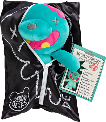 Plush Deddy Bear: 12in in Body Bag