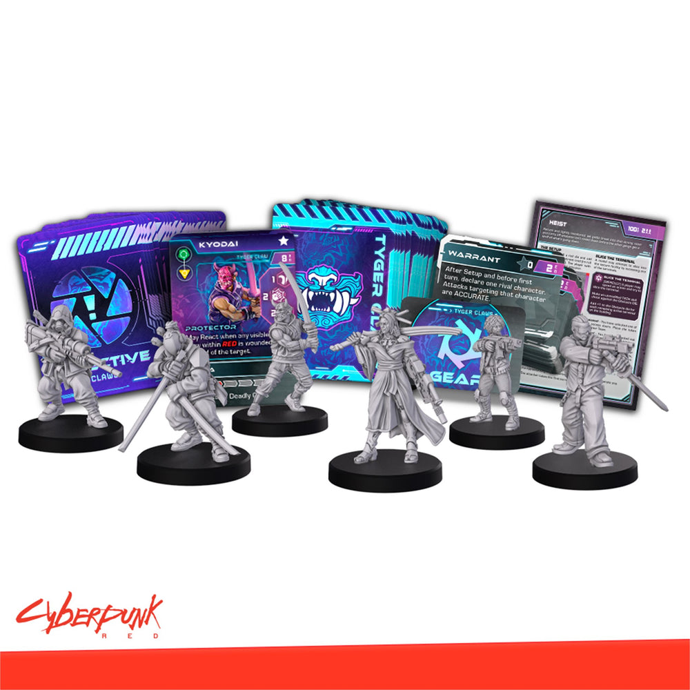 Cyberpunk Red Combat Zone: Tyger Claws  Starter Set