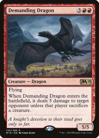 Demanding Dragon [Core Set 2019 Promos]