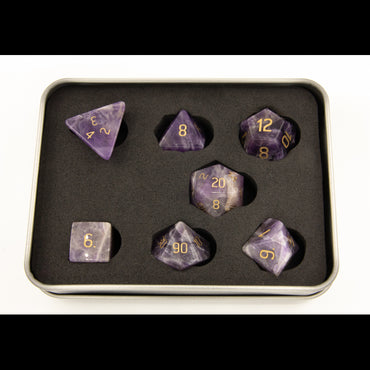 Dice Critical Hit: Poly 7 Set Gemstone