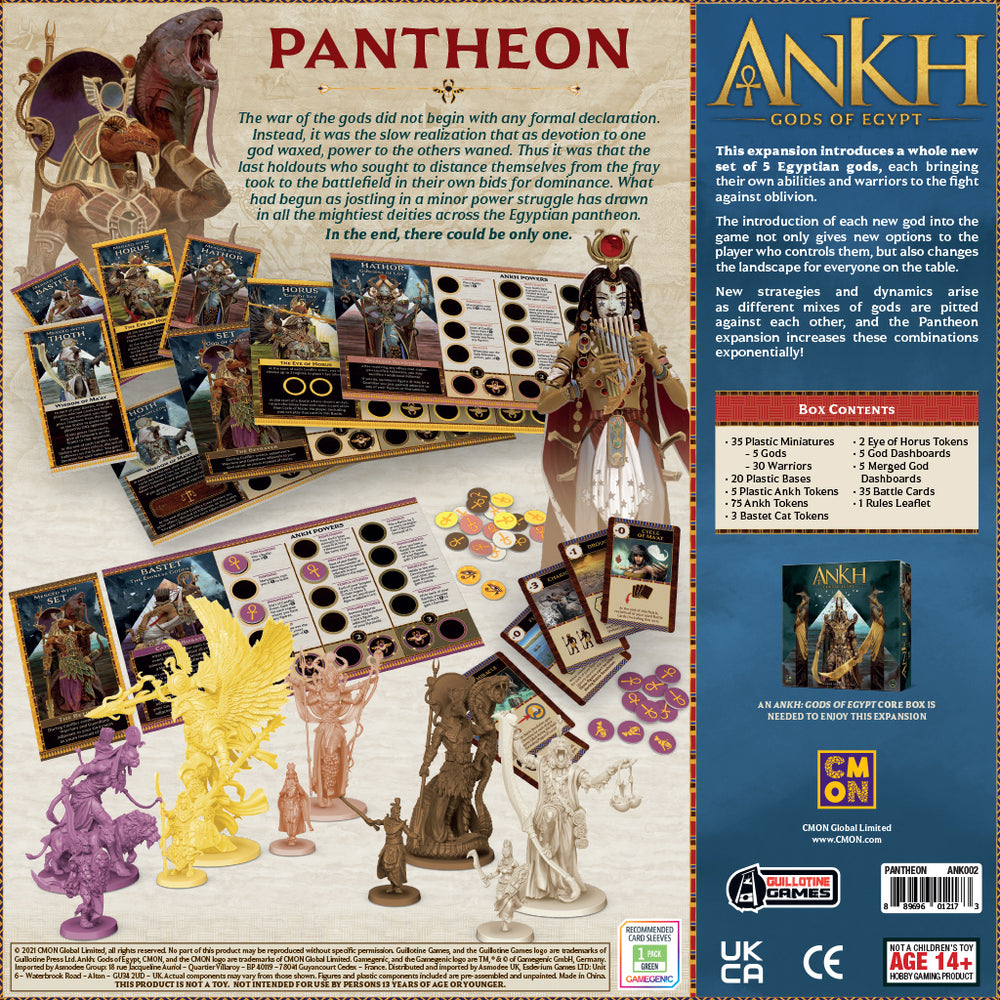Ankh: Gods of Egypt Pantheon