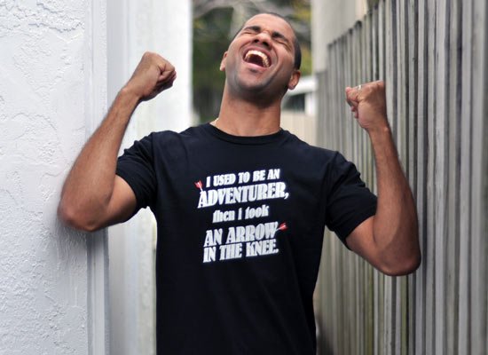 T-Shirt Snorgtees: I Used To Be An Adventurer