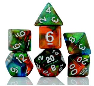 Dice Sirius: Poly 7 Set Berry