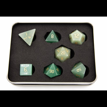 Dice Critical Hit: Poly 7 Set Gemstone