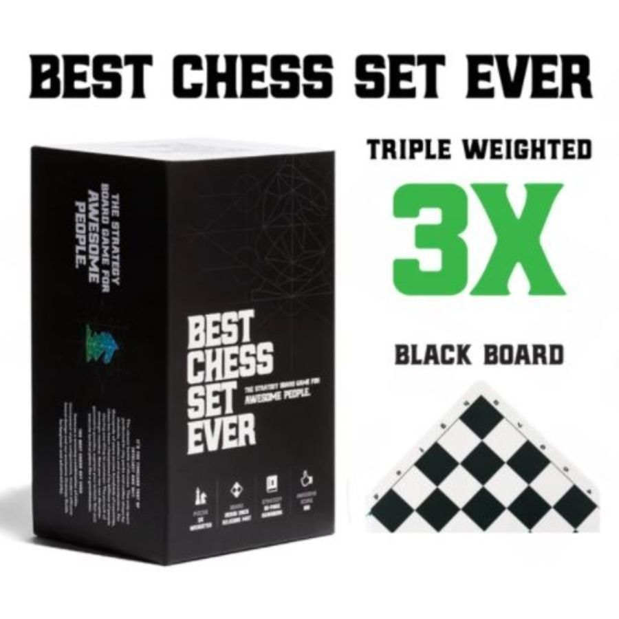 Chess Set: Best Chess Set Ever w/black board