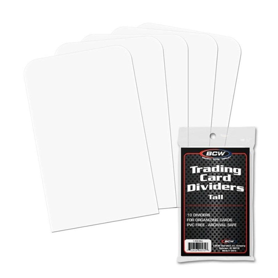 Card Divider BCW: Trading Card Tall - 10-count