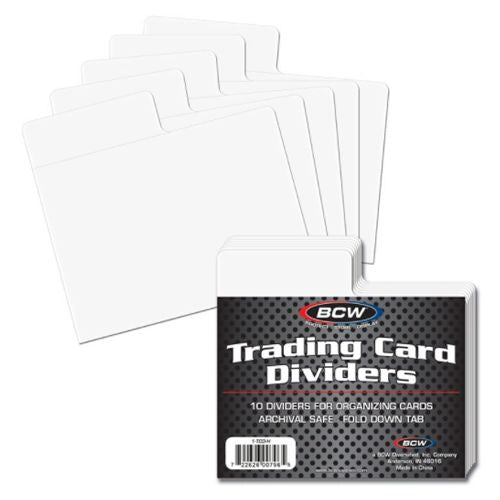 Card Divider BCW: Horizontal 10-count