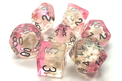 Dice Old School Dice: Poly 7 Set Infused Beach Party
