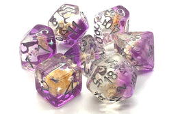 Dice Old School Dice: Poly 7 Set Infused Beach Party