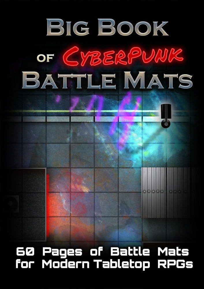 Battlemat Loke: Big Book of Cyberpunk Battle Mats