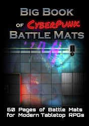 Battlemat Loke: Big Book of Cyberpunk Battle Mats