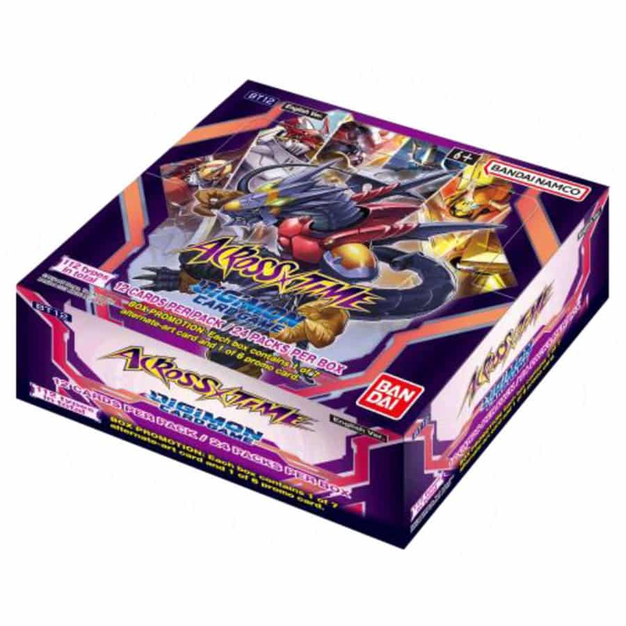 Digimon BT12 Across Time: Booster Display