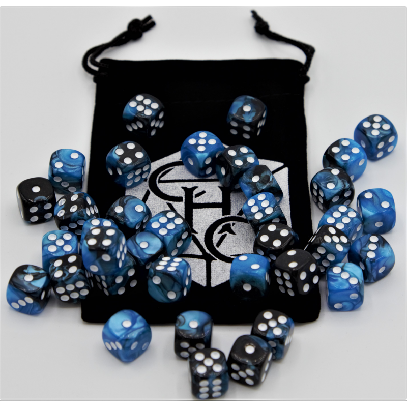 Dice Critical Hit: D06 12mm set of 36 Fusion