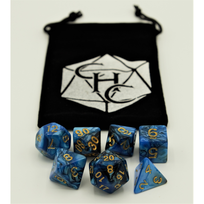 Dice Critical Hit: Poly 7 Set Fusion