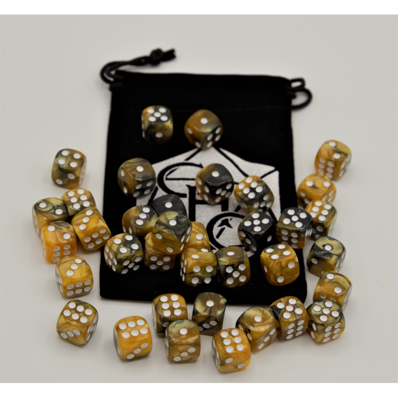 Dice Critical Hit: D06 12mm set of 36 Fusion