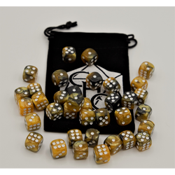 Dice Critical Hit: D06 12mm set of 36 Fusion
