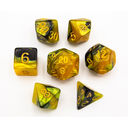 Dice Critical Hit: Poly 7 Set Fusion