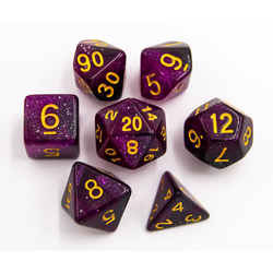 Dice Critical Hit: Poly 7 Set Galaxy