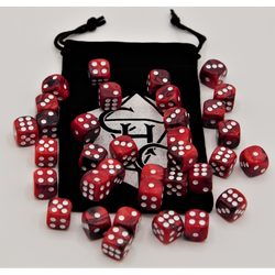 Dice Critical Hit: D06 12mm set of 36 Fusion