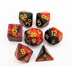 Dice Critical Hit: Poly 7 Set Fusion