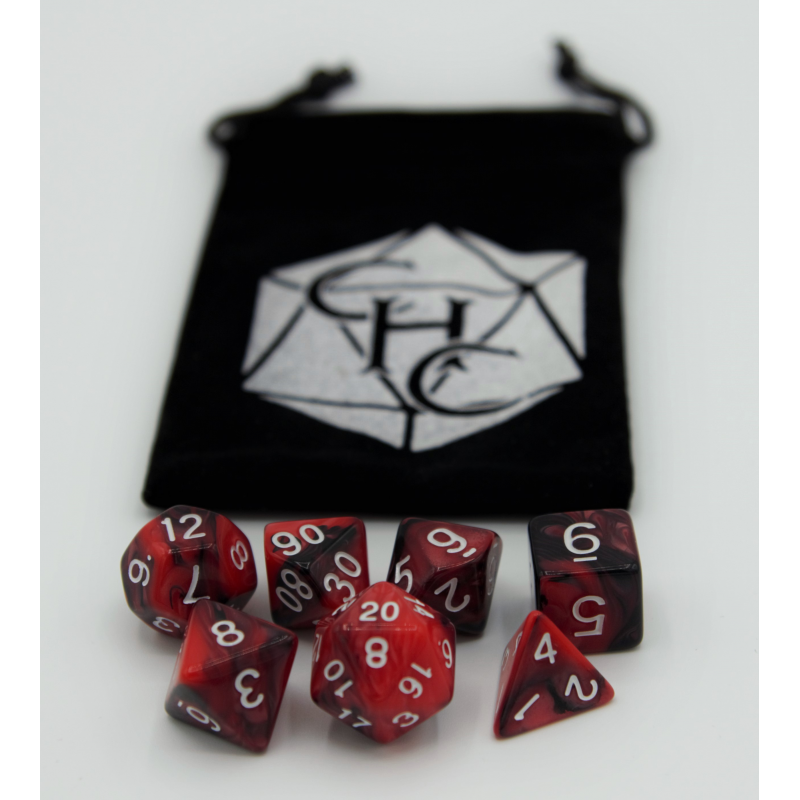 Dice Critical Hit: Poly 7 Set Fusion