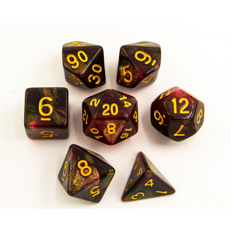 Dice Critical Hit: Poly 7 Set Special Set