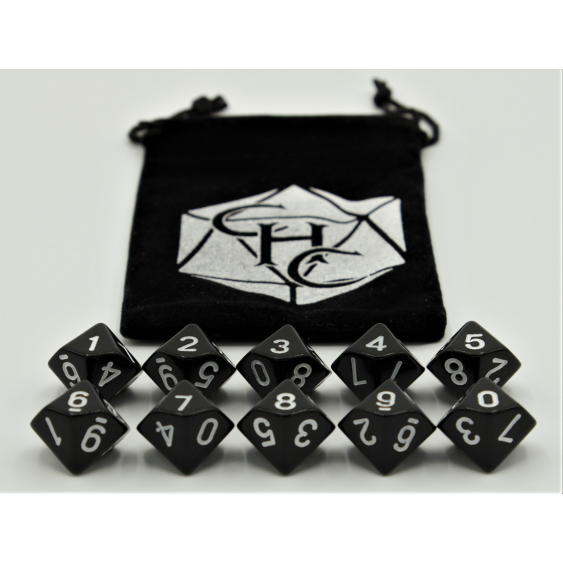 Dice Critical Hit: D10's Opaque
