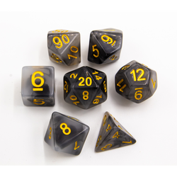 Dice Critical Hit: Poly 7 Set Jade
