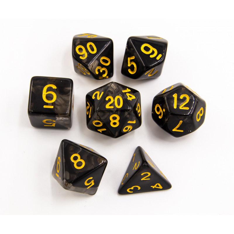 Dice Critical Hit: Poly 7 Set Nebula