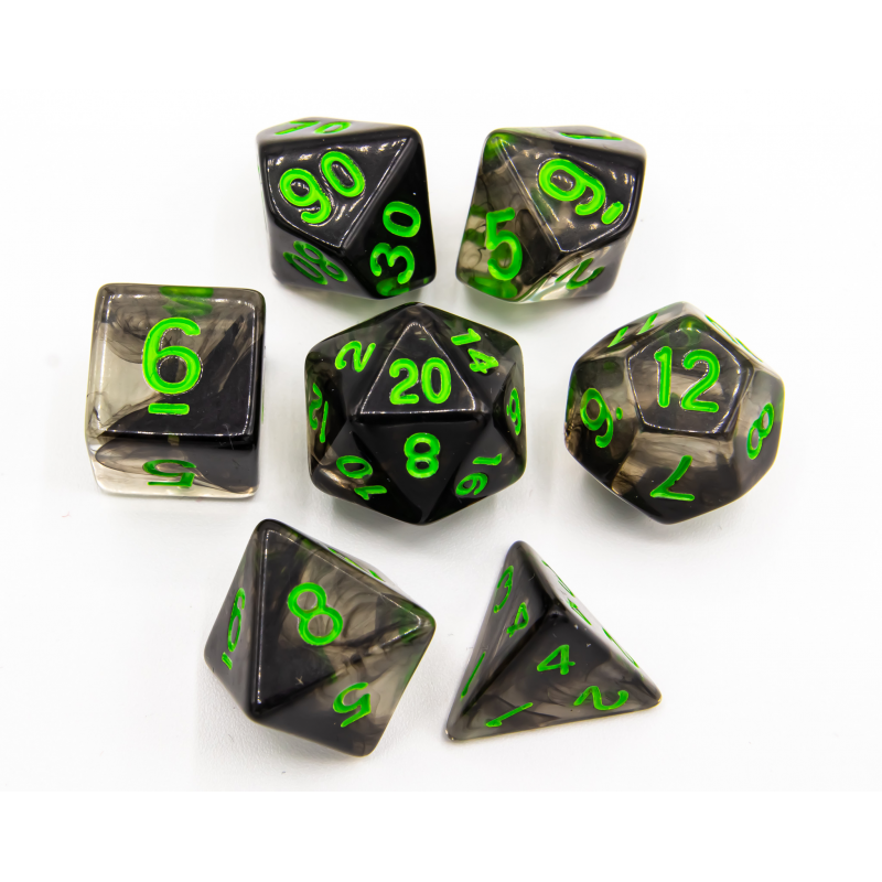 Dice Critical Hit: Poly 7 Set Nebula