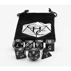 Dice Critical Hit: Poly 7 Set Opaque