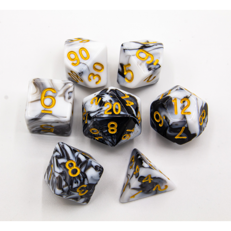 Dice Critical Hit: Poly 7 Set Fusion