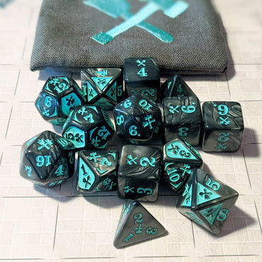 Dice GYLD: Bludgeoning Damage Acrylic (14)