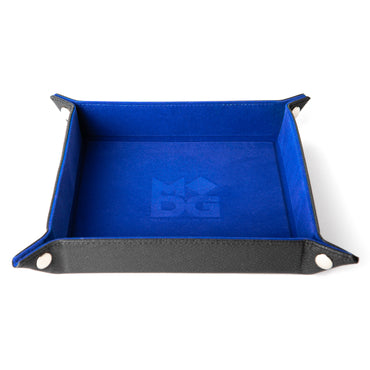 Dice Tray Fanroll: Fold Up Velvet w/Leather Backing