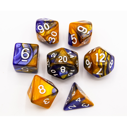 Dice Critical Hit: Poly 7 Set Fusion