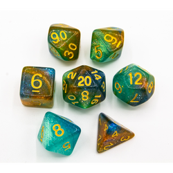 Dice Critical Hit: Poly 7 Set Galaxy