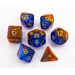 Dice Critical Hit: Poly 7 Set Galaxy