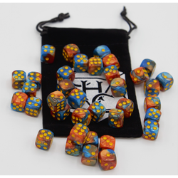 Dice Critical Hit: D06 12mm set of 36 Fusion