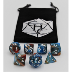 Dice Critical Hit: Poly 7 Set Fusion