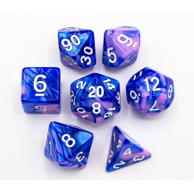 Dice Critical Hit: Poly 7 Set Fusion