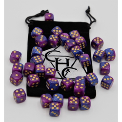 Dice Critical Hit: D06 12mm set of 36 Fusion