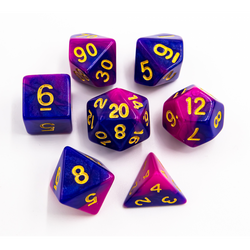 Dice Critical Hit: Poly 7 Set Fusion